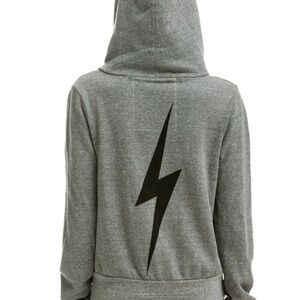 Aviator nation Hoodie with Lightning Bolt Design